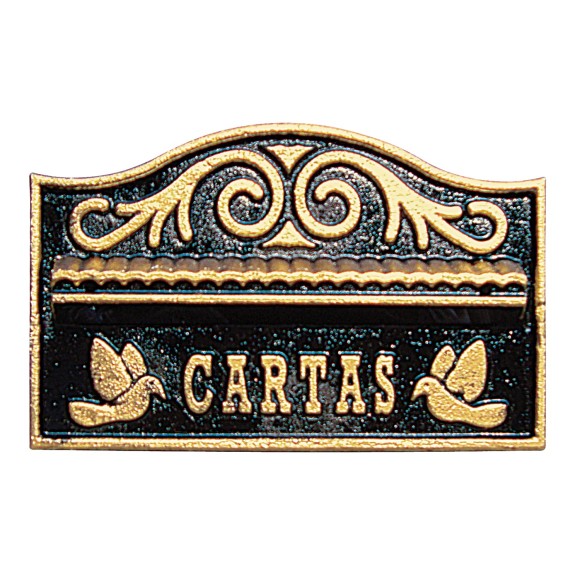 CAIXA CORREIO ALUMINIO COD 10 OURO