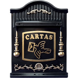 CAIXA CORREIO PLASTICA COD 26 P OURO